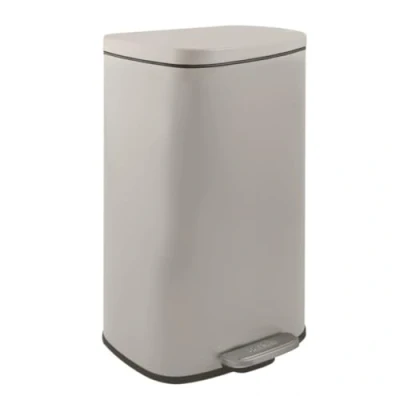 Imagen de Spirella SP2705 Cubo de Basura 30 litros Cocina, Cierre Suave, Interior plástico con Pedal Color Pardo, Topo