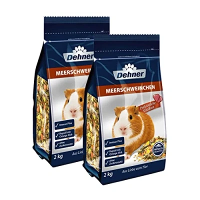 Imagen de Dehner Comida Premium para cobayas, 2 x kg (4 kg)