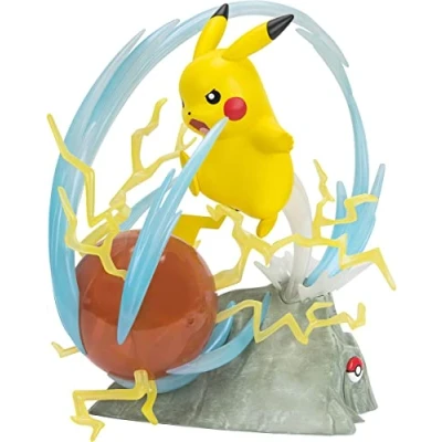 Imagen de Pokémon Estatua de Lujo Pikachu Figura, Multicolor (Jazwares PKW2370)