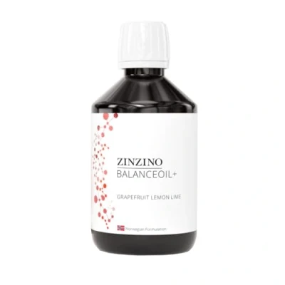 Imagen de ZinZino BalanceOil+ aceite de pescado Omega 3 2478 mg, 9, Vitamina D3, Tocoferol, DHA, EPA con oliva, pomelo, limón y lima, 300 ml