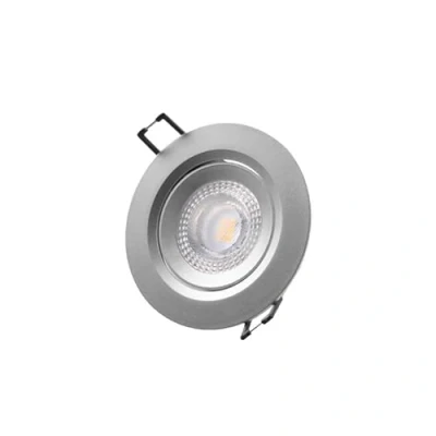 Imagen de EDP 31656 Downlight Led Empotrar, Cuadrado Marco Blanco, 5W 3.200K, 5 W, Normal