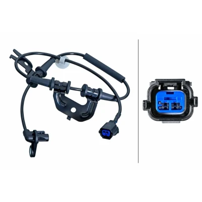 Imagen de HELLA 6PU 358 251 051 Sensor de ABS con clips fijación en el cable Hall 2polos 726mm