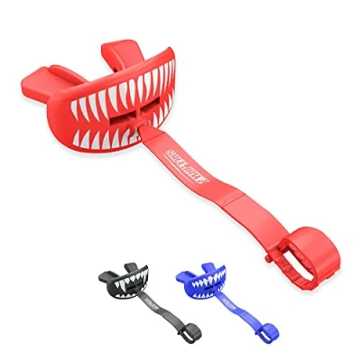 Imagen de SAFEJAWZ Protector de labios para adultos y jóvenes boxeo, baloncesto, lacrosse, fútbol, MMA, artes marciales, hockey todos los deportes contacto (Viper)