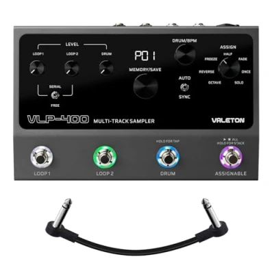 Imagen de VALETON Pedal Looper Estéreo de Doble Pista con Máquina Batería Automática (VLP 400)