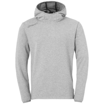 Imagen de Uhlsport Essential Hoodie Sudadera con Capucha para Hombre algodón/poliéster Reciclado Gris Oscuro Melange Tamaño 116