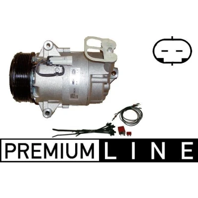 Imagen de MAHLE ORIGINAL ACP 4 000P Compresor de Aire Acondicionado CVC6 12 PAG 46 R 134 a OPEL: Zafira B, Astra H Hatchback, GTC