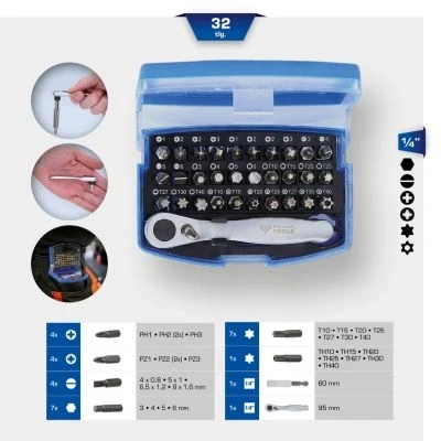 Imagen de KS TOOLS BT053532 Kit de puntas tornillo