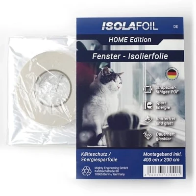 Imagen de Isolafoil Home Edition Lámina aislante para ventanas (2 x 4 m), transparente