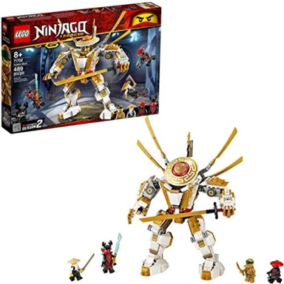 Imagen de LEGO Ninjago Robot Dorado, Juguete de Construcción con Figura Acción, Incluye a Lloyd, Wu y el general Kozu, Partir 8 Años (71702) , color/modelo surtido