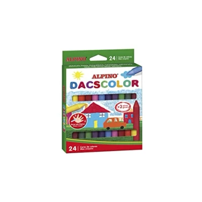 Imagen de Lapices cera dacscolor caja de 24 colores