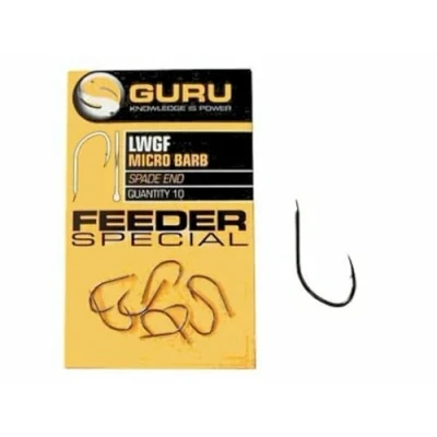 Imagen de Guru Feeder especial lwgf Micro Pala de Barb Fin tamaño 16, 10unidades)