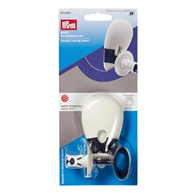 Imagen de Prym 610943 Rueda De Rastreo Paralela, Blanco, 21.0 x 9.3 4.5 cm