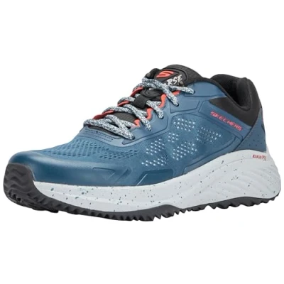 Imagen de Skechers Bounder RSE, Zapatillas Hombre, Malla Duraleather Azul Marino con Ribete múltiple, 39.5 EU