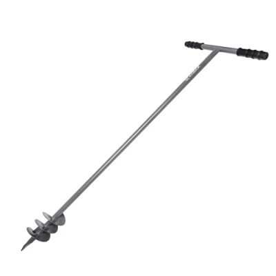 Imagen de KADAX broca de perforación para plantar árboles, mano en forma T jardinería, jardín postes vallas, con mango (Ø 110 mm)