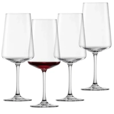 Imagen de Schott Zwiesel Copas de vino tinto MioVino (juego 4), aptas para lavavajillas, fabricadas en Alemania (número referencia 124051)