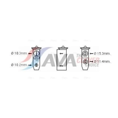 Imagen de AVA COOLING SYSTEMS DN1358 Válvula de Expansión