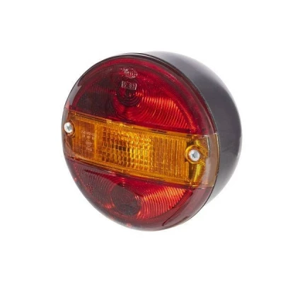 Imagen de HELLA 2SE 001 685 201 Piloto trasero izquierda, derecha P21W, R5W negro 12, 24 sin lámparas con junta, portalámparas