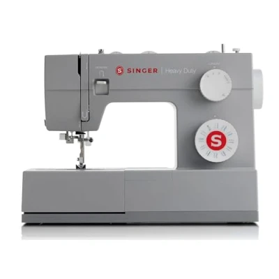 Imagen de SINGER Heavy Duty Máquina de coser (Gris, automática, Costura, 1 paso, Variable, Variable)