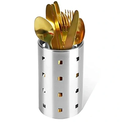 Imagen de Zerodis Soporte para Utensilios de Cocina,Soporte Cubiertos Acero Inoxidable Organizador cubiertos(L)