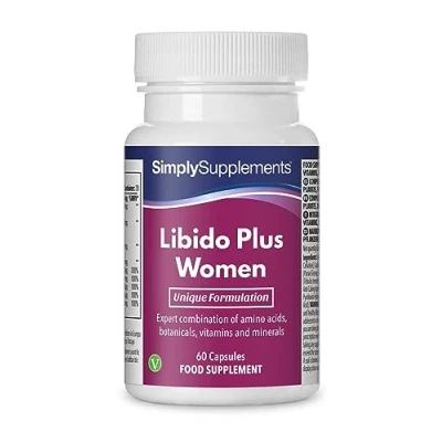 Imagen de Libido Plus para Mujeres Con raíz de maca y tribulus terrestris 60 Cápsulas Apto veganos SimplySupplements
