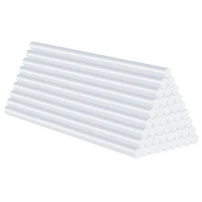 Imagen de 45PCS barras de silicona, pegamento caliente transparentes, diámetro 11 x 190 mm, silicona para pistola caliente, barra secado rápido