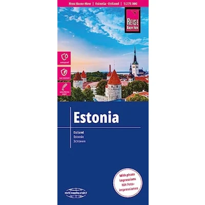 Imagen de Reise Know How Landkarte Estland 1 : 275.000: reiß und wasserfest (Estonia (1:275.000))
