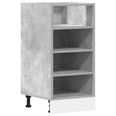 Imagen de vidaXL Armario bajo Madera de ingeniería Gris hormigón 40x44,5x81,5 cm