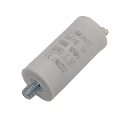 Imagen de Lumonic Condensador de arranque con Enchufe 6,3x0,8mm I 3µF 450V 26x55mm 3uF motor carcasa plástico funci