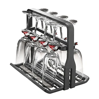 Imagen de Spares2go Cesta universal para copas de vino lavavajillas (8 vasos)