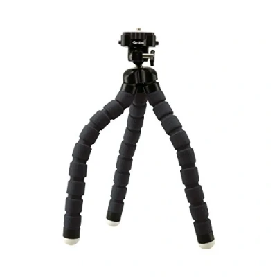 Imagen de Rollei Monkey Pod Mini trípode con patas flexibles incl. cabeza esférica de goma antideslizantes y placa cierre rápido Negro