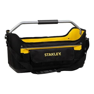 Imagen de Stanley 1 70 319 Bolso sin tapa para herramientas (50.8 cm), Color Amarillo Y Negro