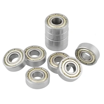 Imagen de rodamiento ø 15 mm + Akozon 10pcs 696ZZ Rodamientos de bolas 6 x 5 en acero inoxidable