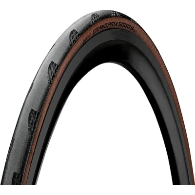 Imagen de Continental Grand Prix 5000 S TR Bicycle Tire, Unisex Adult, Black/Transparent, 28&quot;, 700 x 28C