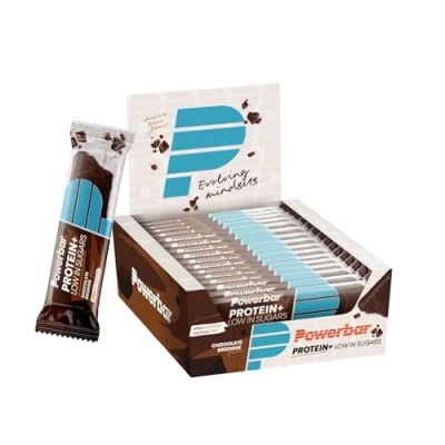 Imagen de Powerbar Protein Plus Low Sugar Chocolate Brownie 16x35g Barras de Proteína con Bajo Contenido Azúcar