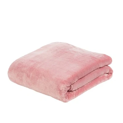 Imagen de Gözze Manta de Salón Sensación Cachemira Premium, 500 g/m², 220 x 240 cm Rosa malva