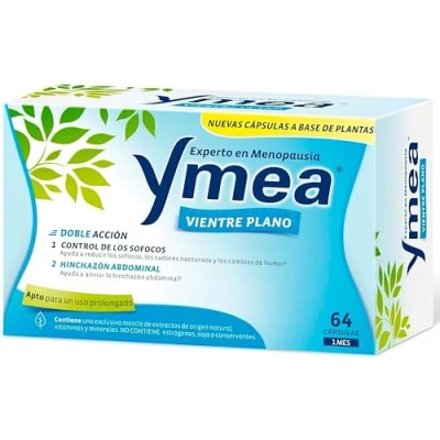 Imagen de Ymea Vientre Plano Tratamiento de la menopausia, 64 capsulas, 1 mes, 26 gr