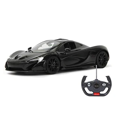 Imagen de JAMARA Auto McLaren P1 1:14 Puerta Manual (27 MHz, Licencia Oficial, 1 Hora de conducción, Aprox. 11 km/h, Interior detallado, Acabado, luz LED), Color Negro (405093)