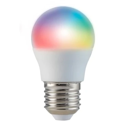 Imagen de energeeks Bombilla Inteligente LED Multicolor RGB Casquillo E27 5W 470 Lúmenes Temperatura Ajustable Wifi + Bluetooth Conectividad con Alexa y Google