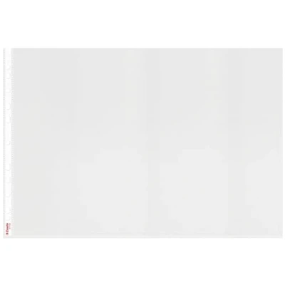 Imagen de Esselte Funda de Plástico Calidad A3 Perforada, Apaisada, Transparente Mate, Abertura Superior, Polipropileno 85 Micras, Pack 10, 47182