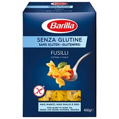 Imagen de Paquete de prueba Barilla Senza Glutine Pasta sin gluten 2X Ditalini Rigati Spaghetti 1x Fusilli Tortiglioni (6 x 400 g)