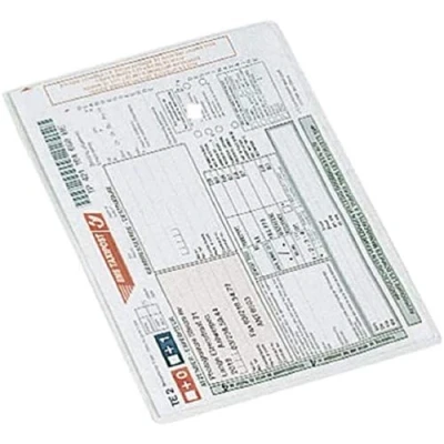 Imagen de Esselte Fundas de plástico para menús (A5, 100 unidades), transparente