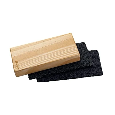 Imagen de SIGEL BA120 Borrador de tablero madera magnético 13 x 6 cm elimina la tinta rápidamente y en seco