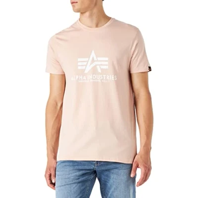 Imagen de Alpha Industries T CAMO Camiseta estampada, Hombre, Talla: XL, Pale peach