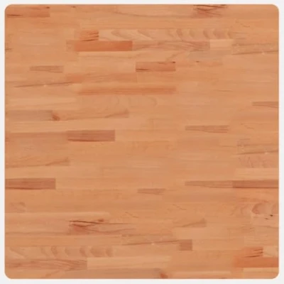 Imagen de vidaXL Tablero de mesa cuadrado madera maciza haya 70x70x1,5 cm