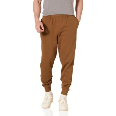 Imagen de Amazon Essentials Jogger de Forro Polar Hombre, Marrón Tofe, L