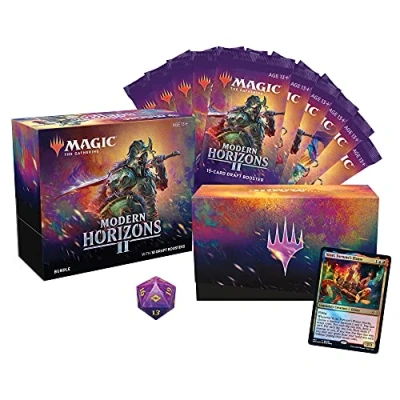 Imagen de Magic: The Gathering Bundle Horizontes de Modern 2, 10 Refuerzos Draft &amp; Accesorios