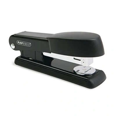 Imagen de Rapesco R53500B2 Bowfin Grapadora Metálica, 25 Hojas de Capacidad, Usa Grapas 26 y 24/6 mm, Negro