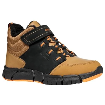 Imagen de Geox Flexyper BOY ABX Botas para la nieve niños, Talla: 40, Black/dark yellow Zapatos