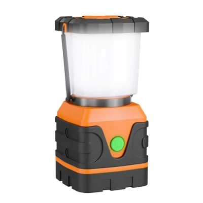 Imagen de Toboli Lámpara LED a pilas para acampar 4 modos de luz, farol exterior regulable linterna camping