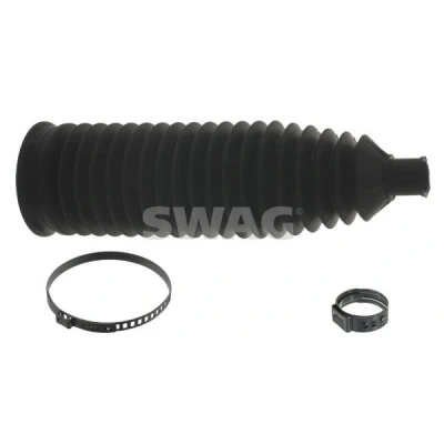 Imagen de SWAG 40 94 3552 Juego de fuelle, dirección Termoplástico Eje delantero, izquierda, derecha con abrazaderas OPEL: Zafira B, A